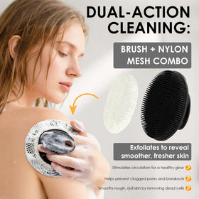 Poignée ergonomique du gant de bain INNERNEED en silicone