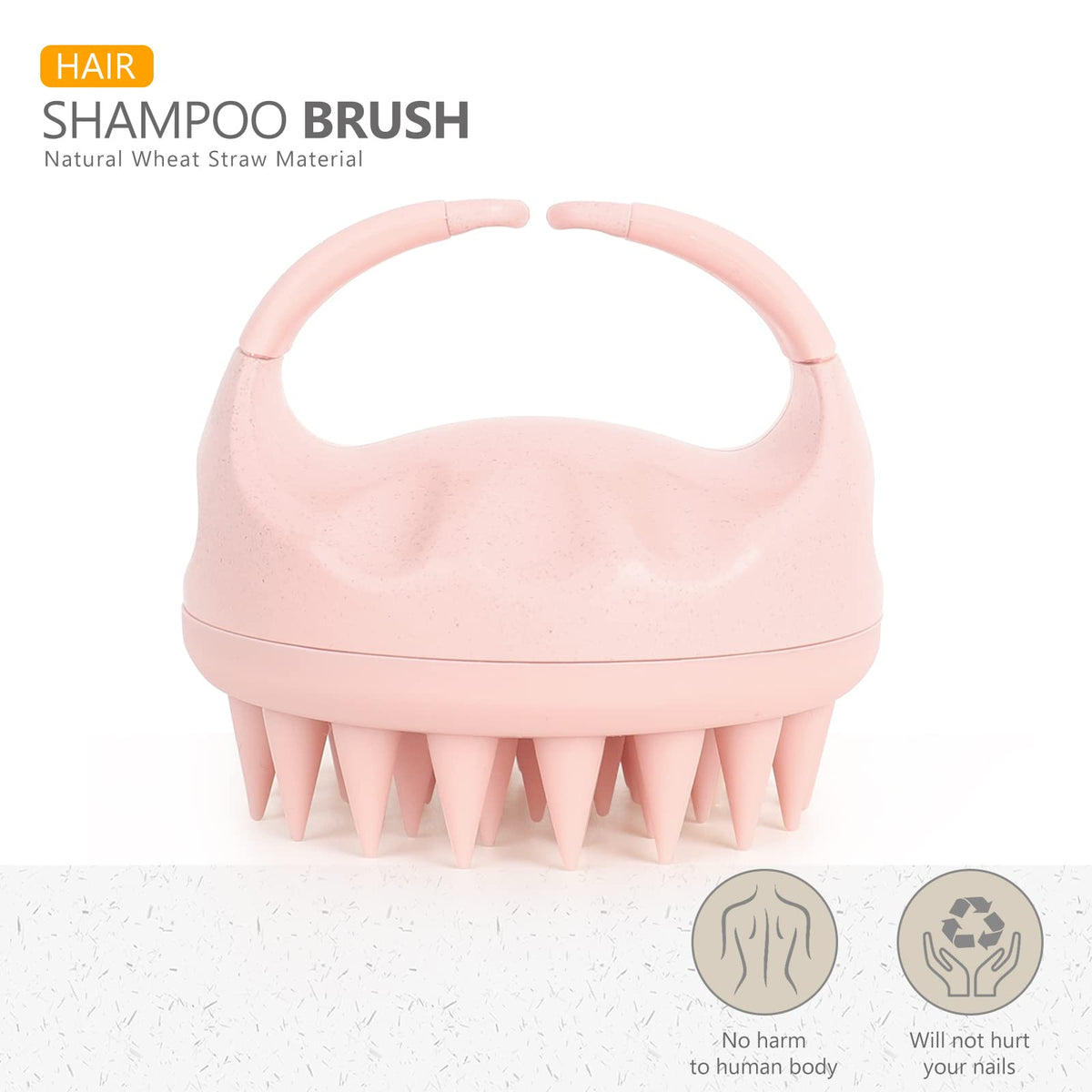Poils en silicone de la brosse Sndyi, gros plan