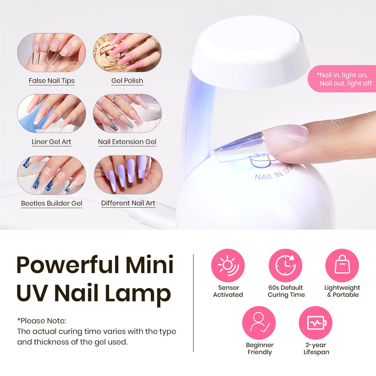 Pointes d'ongles beetles Gel Polish prêtes à l'application
