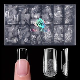 Points de nail carrés UNA GELLA en utilisation quotidienne