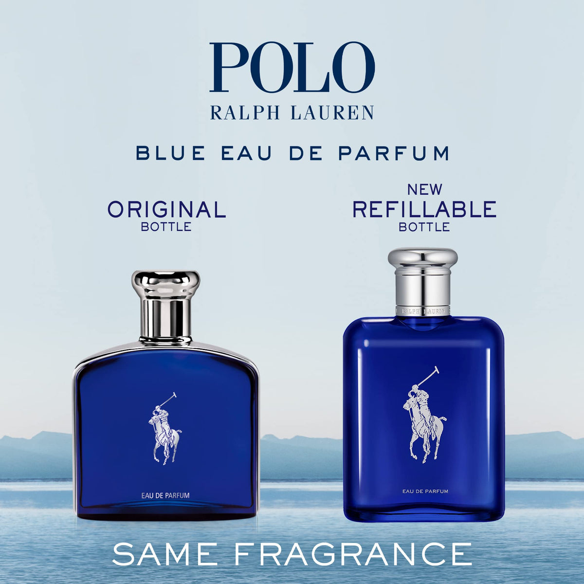 Polo Blue Eau de Parfum vaporisé sur peau