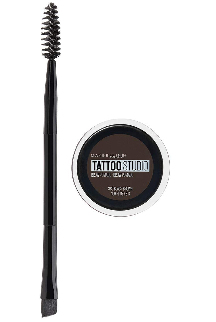 Pomade à sourcils MAYBELLINE Noir Brun vue de face