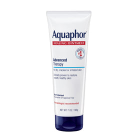 Pommade Aquaphor de 220g avec tube blanc et bleu