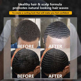 Pommade Goiple appliquée sur des cheveux avec des vagues