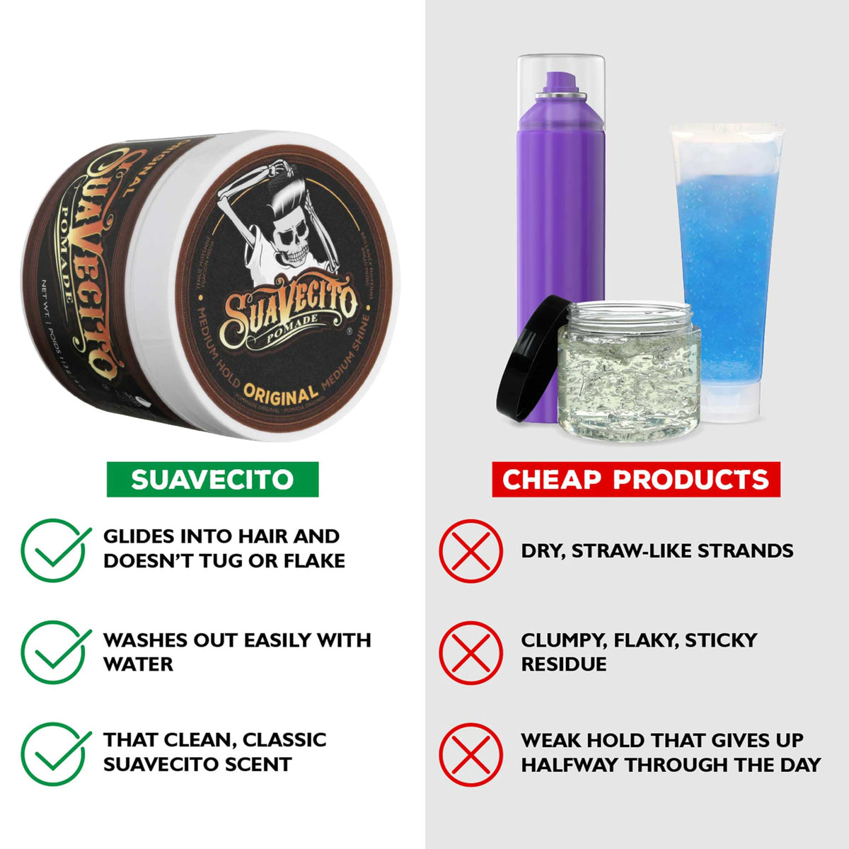 Pommade Suavecito Originale 4 oz arrière