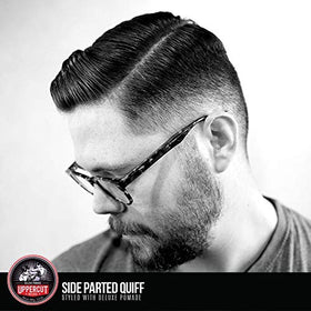 Pommade UPPERCUT DELUXE application sur cheveux