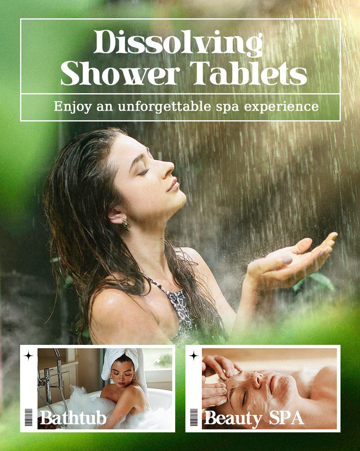 POPCHOSE Effervescent de Douche avec ambiance spa