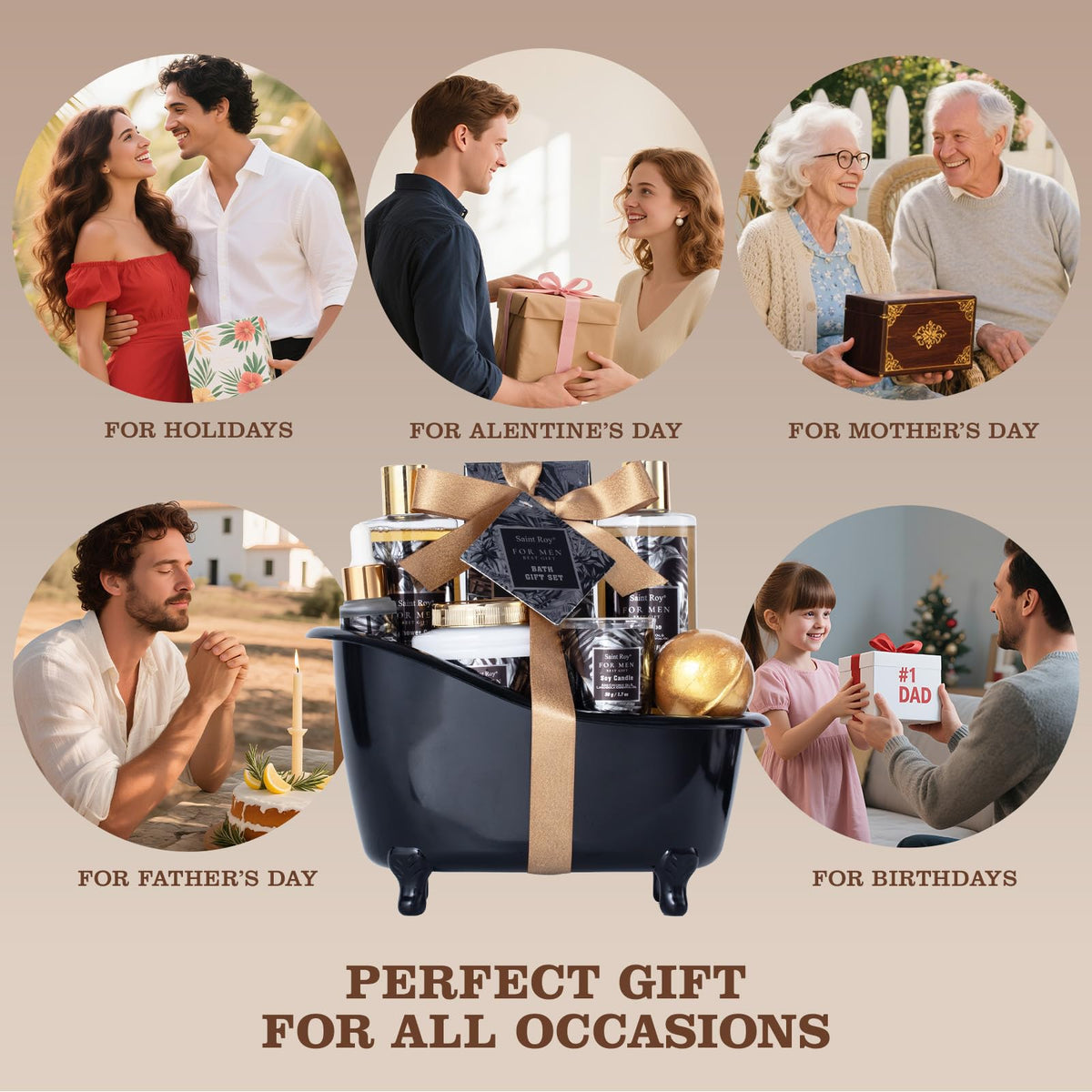 Portefeuille en cuir PU inclus dans le coffret spa