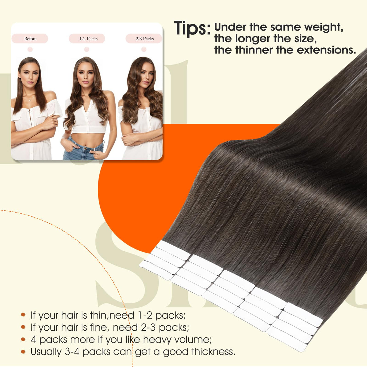 Pose des extensions de cheveux Full Shine avec méthode sandwich