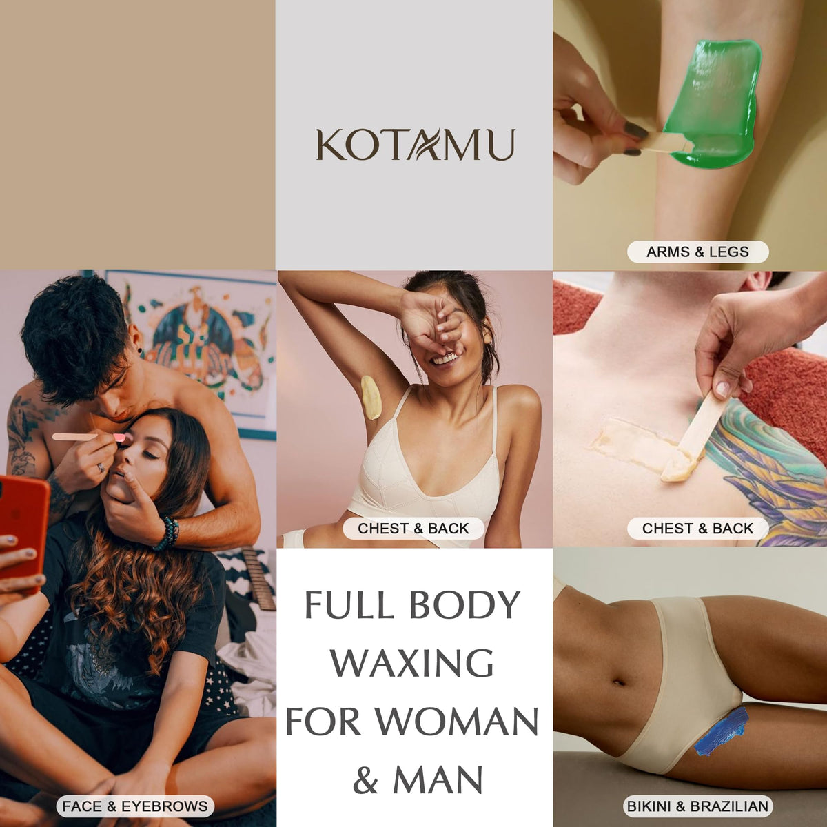 Pot chauffant KOTAMU en action avec cire chaude