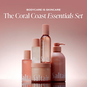 Pot de beurre corporel Saltair avec étiquette Coral Coast