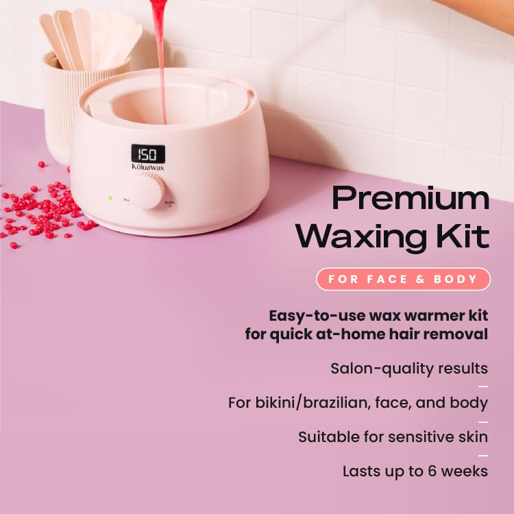 Pot de cire en silicone amovible du kit KoluaWax