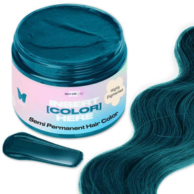 Pot de coloration semi-permanente Aquamarine INH 222g vue de face