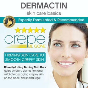 Pot de crème Dermactin ouvert avec un échantillon sur une cuillère