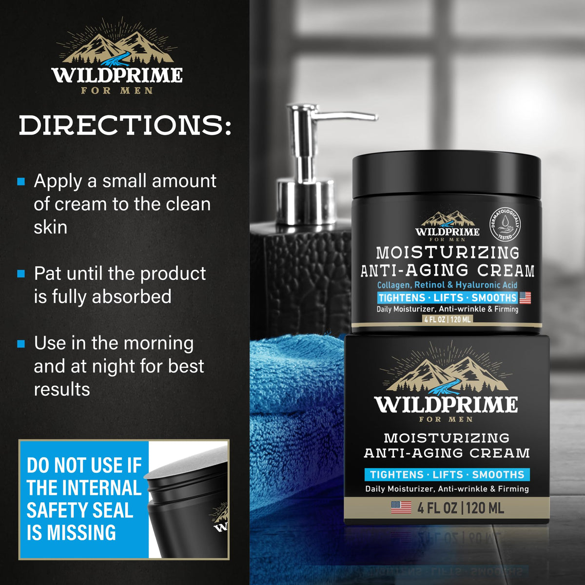 Pot de crème hydratante WildPRIME avec son couvercle
