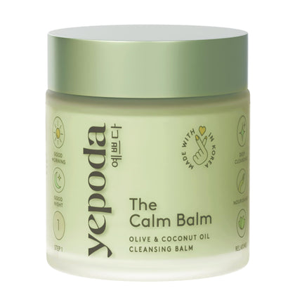 Pot de Yepoda Calm Balm démaquillant vegan 80g vue de face