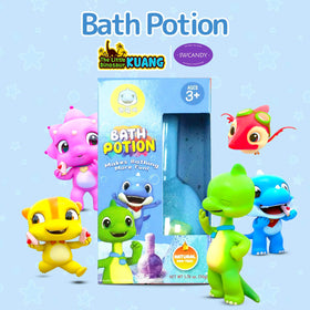 Potions de bain SWCANDY en action dans la baignoire
