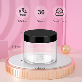 Pots en plastique Loretoy empilés pour rangement