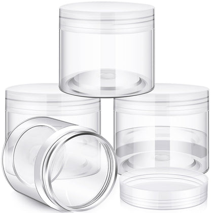 Pots en plastique Patelai 6 oz avec couvercles transparents