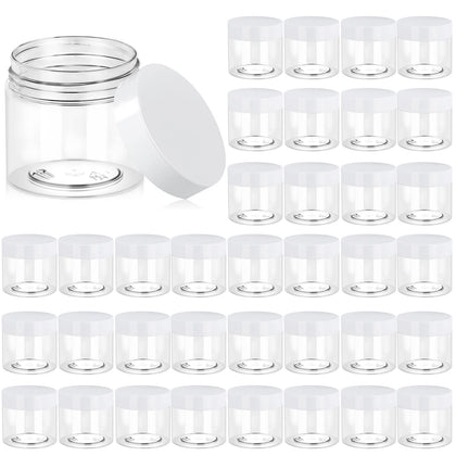 Pots en plastique transparent Eternal Moment 180 ml avec couvercles