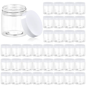 Pots en plastique transparent Eternal Moment 4 oz avec couvercles