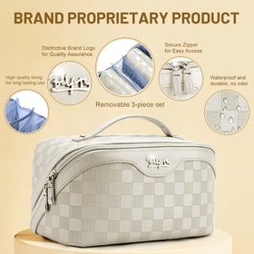 Pouch pour articles de toilette inclus dans le set BOYATU
