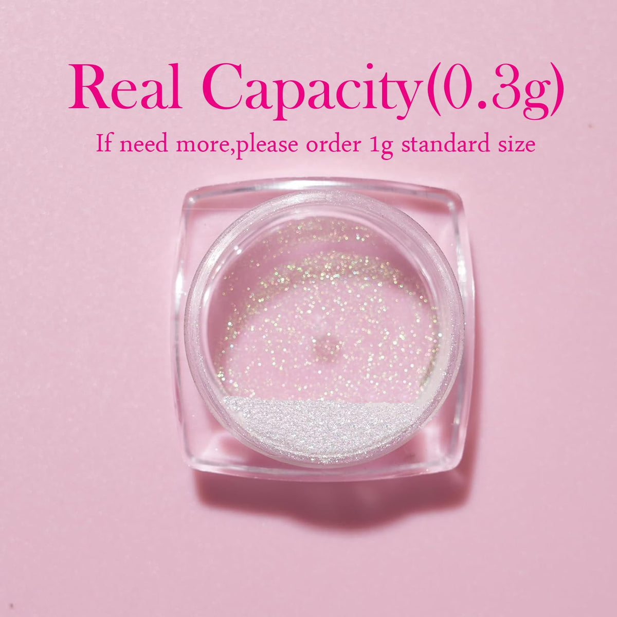 Poudre à ongles chromée licorne Pretty Diva 0,3g avec applicateurs