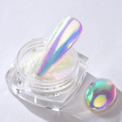 Poudre à ongles chromée licorne Pretty Diva 0,3g vue de face