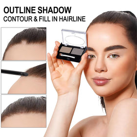 Poudre à sourcils FeiCuiYun montrant la texture ultra-fine