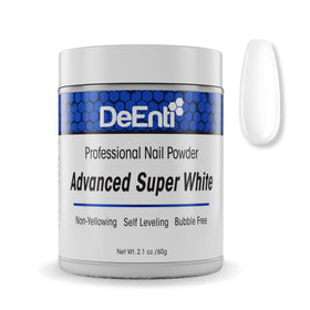 Poudre acrylique blanche DeEnti 2oz vue de face