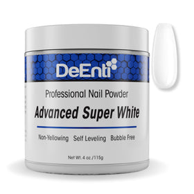 Poudre acrylique blanche DeEnti 4oz vue de face