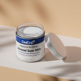 Poudre acrylique blanche DeEnti avec pinceau et monomère