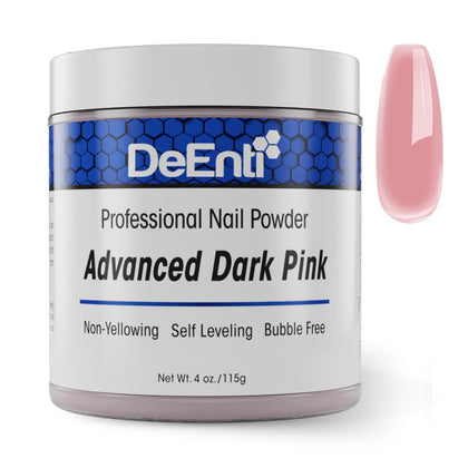 Poudre acrylique DeEnti rose foncée 200g vue de face