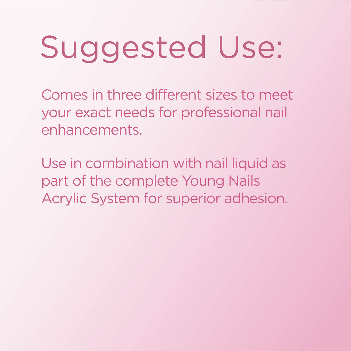 Poudre acrylique Young Nails sur une surface de travail