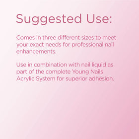 Poudre acrylique Young Nails sur une surface de travail