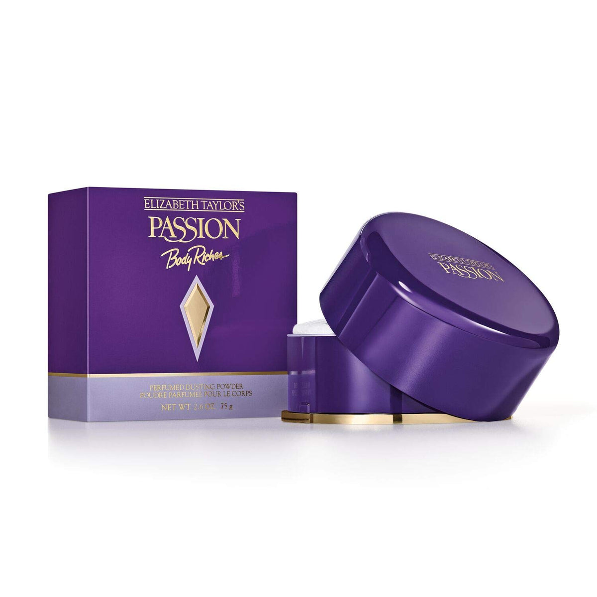 Poudre corporelle Elizabeth Taylor Passion vue de face