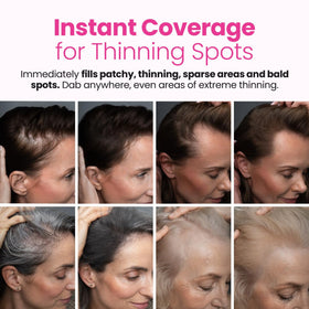 Poudre de Couverture Instantanée Cheveux PROMETICS détails des ingrédients