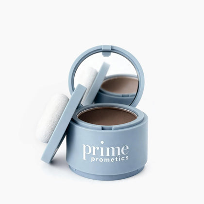 Poudre de Couverture Instantanée PROMETICS Brunette vue de face