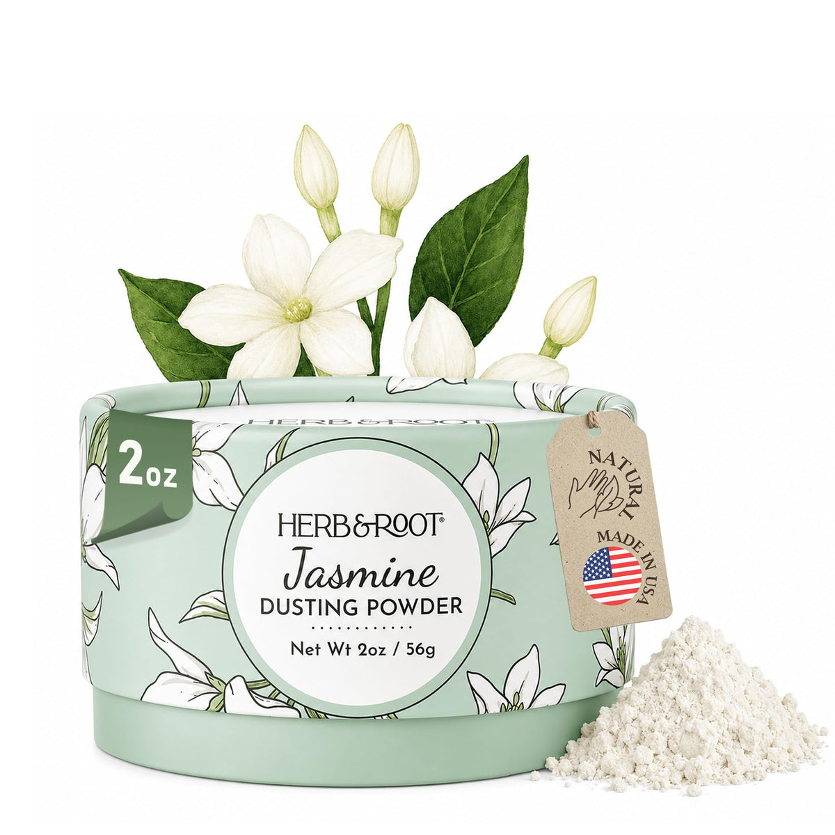 Poudre de Jasmine Herb & Root 100g vue de face