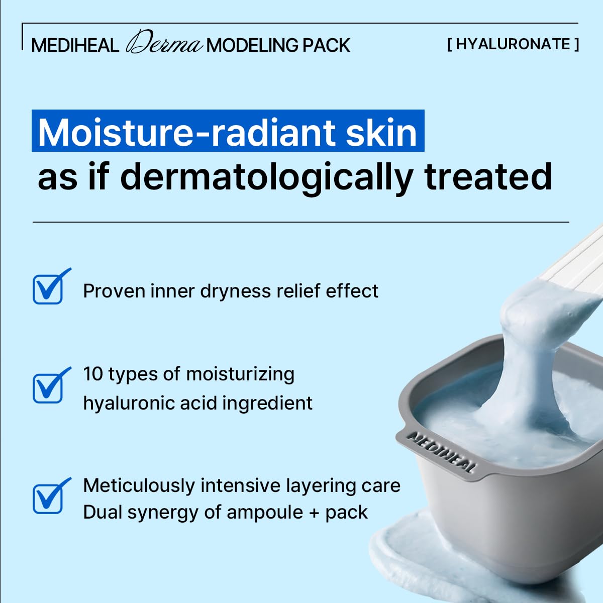 Poudre de modélisation MEDIHEAL en gros plan