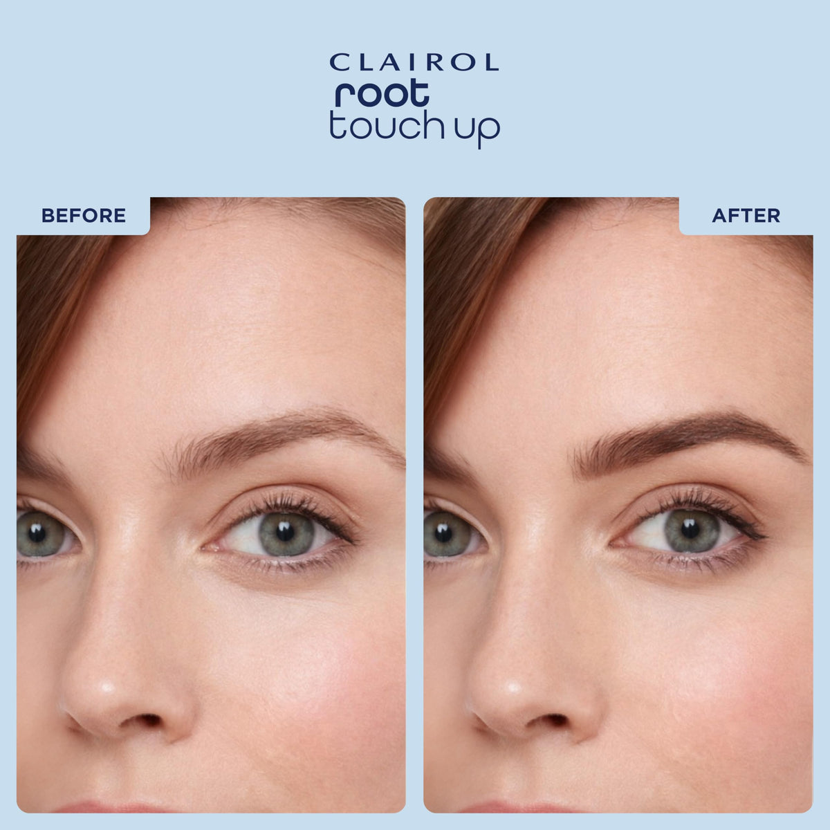 Poudre de retouche Clairol sur une coiffeuse