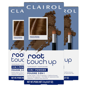 Poudre de retouche racines Clairol Brun Moyen avant ouverture