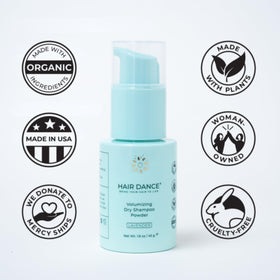 Poudre de shampooing sec Hair Dance avec des éléments naturels