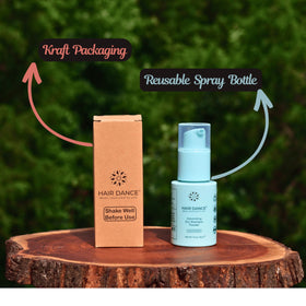 Poudre de shampooing sec Hair Dance en utilisation lors d'une activité sportive