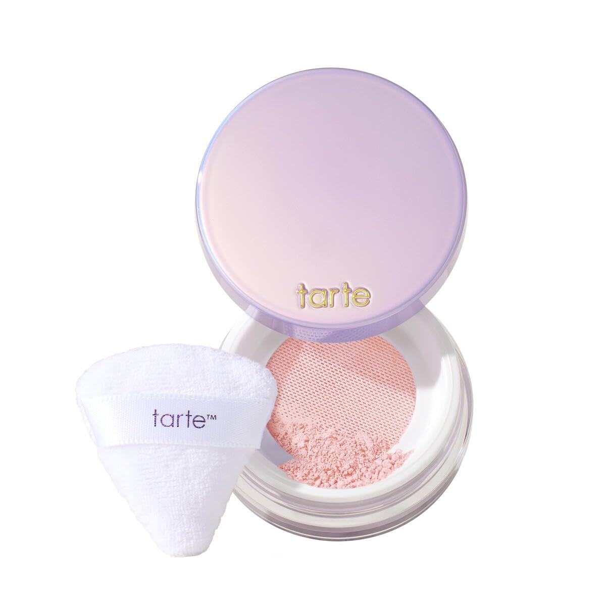 Poudre Fixante Creaseless tarte 48g vue avant, couleur rose