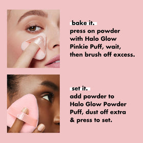Poudre fixante Halo Glow d'e.l.f. mise en avant