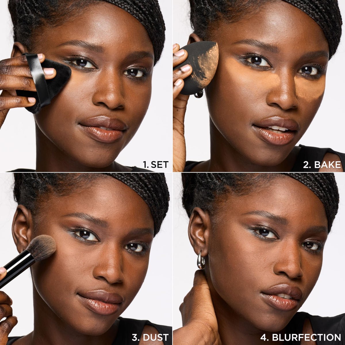 Poudre Fixante L'Oreal Paris 41g ouverte avec son couvercle