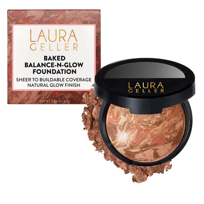 Poudre fondante LAURA GELLER Baked Balance-N-Glow Deep vue de face