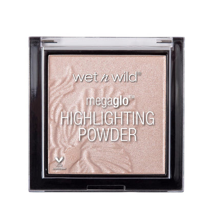 Poudre illuminatrice MegaGlo wet n wild avant, couleur rose doré
