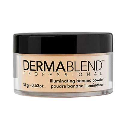 Poudre Libre Illuminatrice Banana Dermablend 91g vue de face